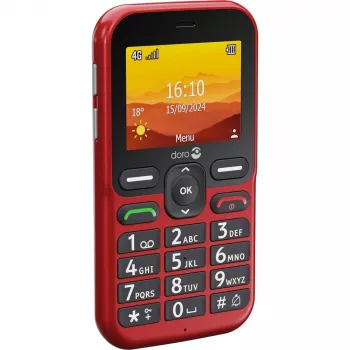 Doro Leva L10 4G, Großtastentelefon, Rot (380571)