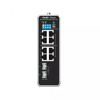Ruijie Networks RG-NIS2100 Managed L2 Gigabit Ethernet (10/100/1000) Power over Ethernet (PoE) Schwarz, Edelstahl