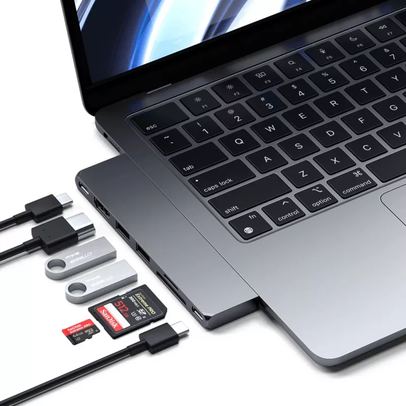 Satechi Type-C Pro Hub schlank - Space Gray