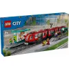 LEGO City Straßenbahn und Station Rollenspiel-Bauset für Kinder mit Spielzeug-Straßenbahn, Geschenk für Jungen und Mädchen ab 7 Jahren, die Fahrzeuge lieben