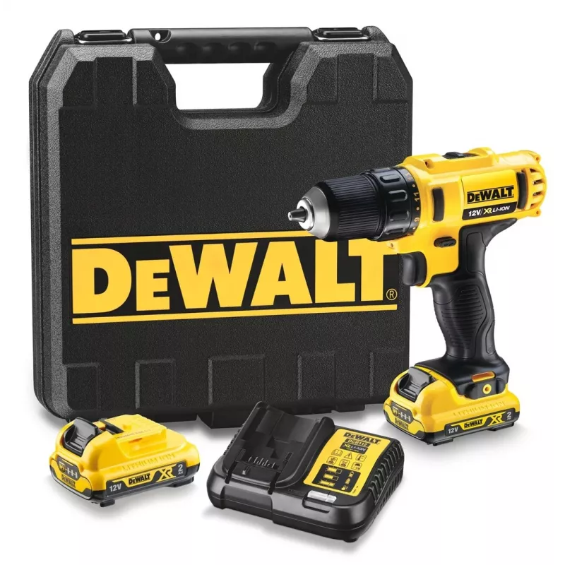 DeWALT DCD Schlüsselloser 10,8V Akku-Bohrschrauber Li-Ion, Eurostecker
