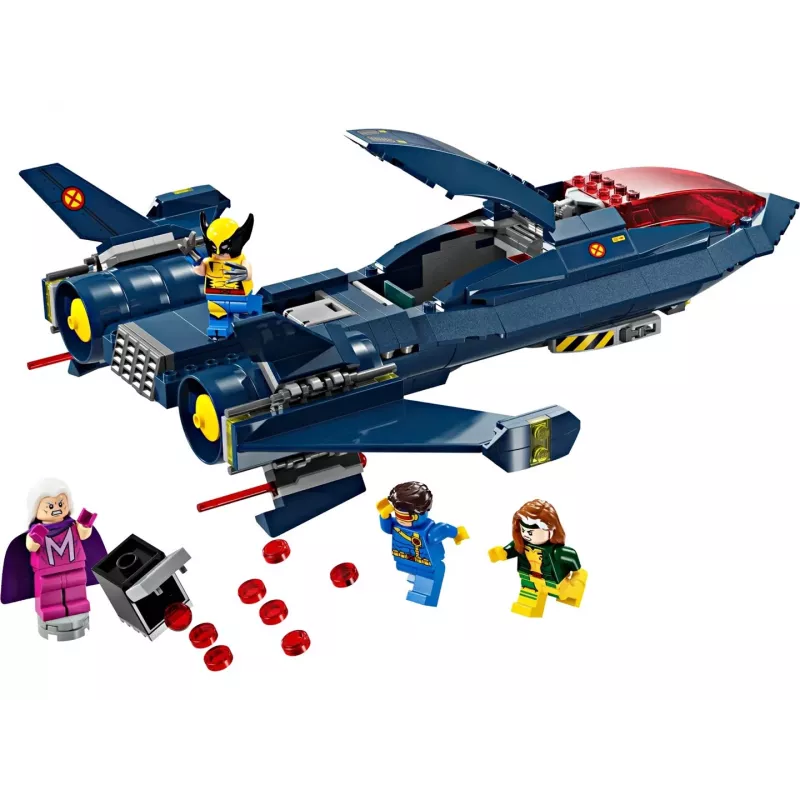 Konstruktionsspielzeug LEGO Marvel Super Heroes X-Jet 76281 mit 5 Minifiguren