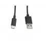 Kabel Lanberg CA-USBO-10CC-0010-BK (USB 2.0 Stecker - USB 2.0, USB, Typ C Stecker, 1m, Schwarz) (CA-USBO-10CC-0010-BK)