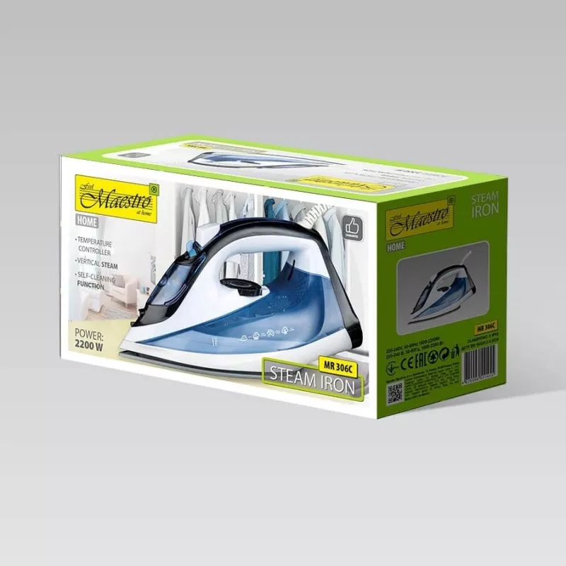 Dampfbügeleisen MAESTRO MR-306C 2200W Weiß, Blau