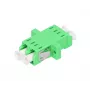 Extralink LC/APC Singlemode Duplex Glasfaseradapter, grün, LC/APC-Stecker