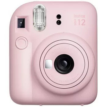 Sofortbildkamera Fujifilm Instax Mini 12 Pink — Bild 86×54 mm, Film 62×46 mm, 60 mm Brennweite
