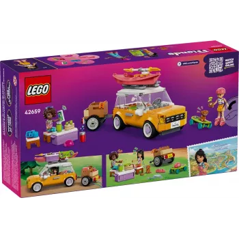 Bauspielzeug LEGO Friends Spielset 42659 Abenteuerreise mit Freunden, 220 Teile, 2 Minifiguren, ab 6 Jahren