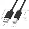 USB-2.0-Kabel Unitek Y-C420GBK, USB-A auf USB-B, 3 m, schwarz
