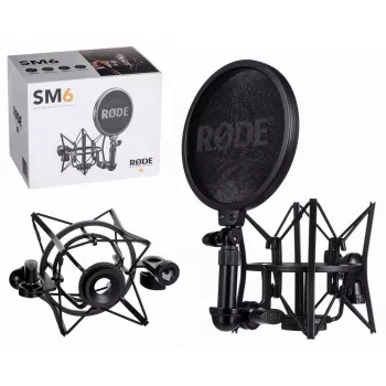 Mikrofon RØDE SM6 — Schwarz, Gewicht 0,682 kg, Maße 210×133×210 mm
