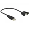 USB-Kabel DeLOCK 85462 USB 2.0 0,25 m Schwarz