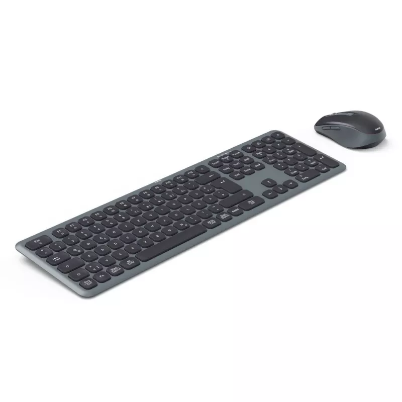 Multi-Device Tastatur- und Maus-Set Schwarz Grau