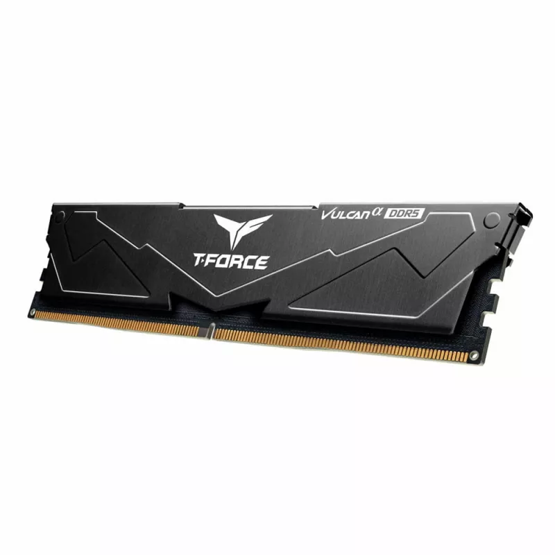 Team Group VULCAN FLABD516G6000HC3001, 16 GB, 1 x 16 GB, DDR5, 6000 MHz, 288-Pin DIMM, Schwarz