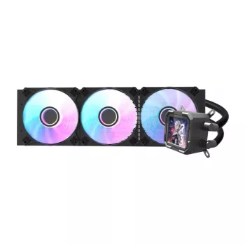 Darkflash CPU-Wasserkühlung DV360S 360-mm-Radiator, RGB-Beleuchtung, schwarz