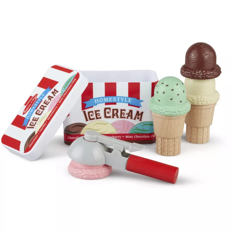 Melissa & Doug Scoop & Stack Eiscreme-Set Spielküche