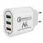 Wandladegerät MACLEAN MCE479W — 3-Port USB-Schnellladegerät, 18W Gesamtleistung