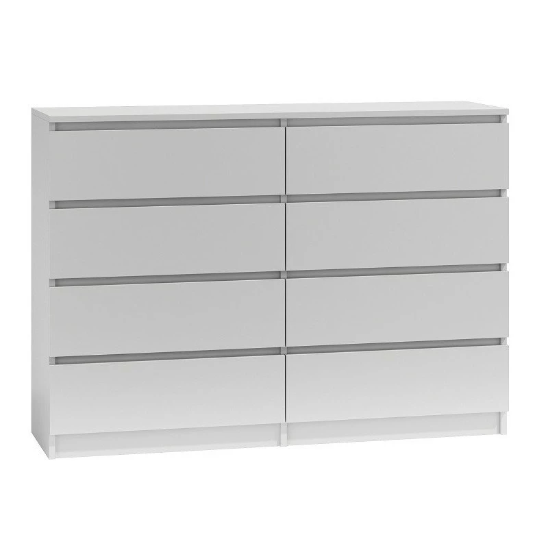 Topeshop M8 140 BIEL Kommode