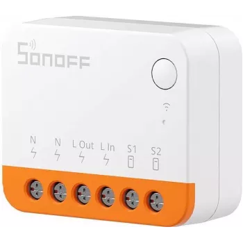 Sonoff MINIR4 Smart Home Lichtsteuerung Wireless Orange Weiß