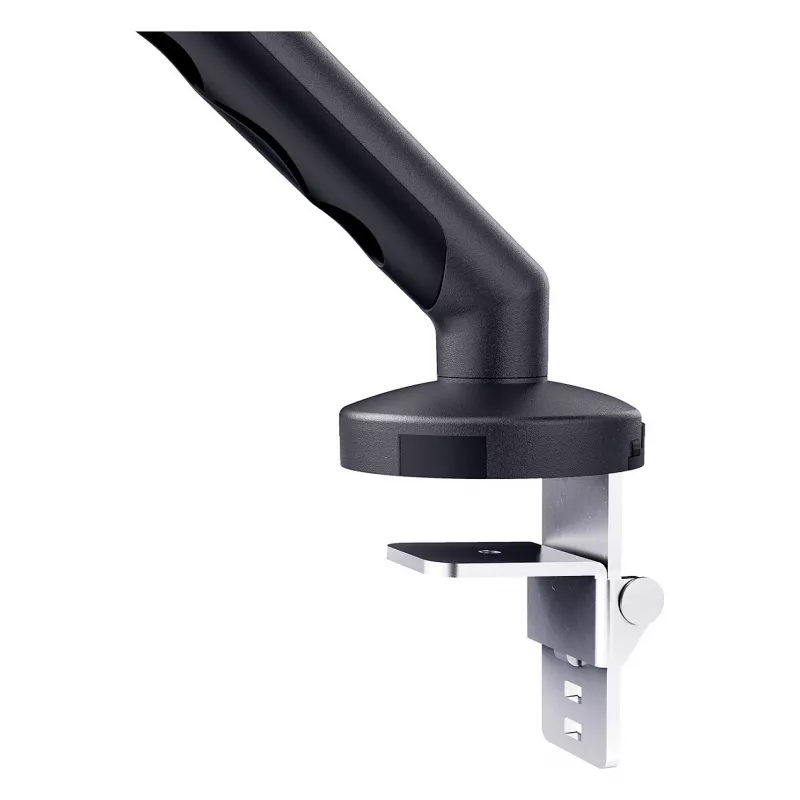 Monitorhalterung DIGITUS Single Design für Bildschirme bis 35 Zoll, Klemme, 10 kg, VESA 75x75–100x100, Neigung -45–90°