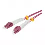 Synergy 21 LWL-2-Faser-Patchk. 5mtr.LC-LC 50/125um OM4 AD 2mm flexible Knickschutztülle - Multimode-Faser - 5 m