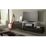Cama TV-Schrank SIGMA 3 180 schwarz/schwarz glänzend + biały