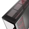 PC-Gehäuse MODECOM Volcano SPACE APEX ARGB Midi Tower, gehärtetes Glas, USB-C, unterstützt ATX/microATX/Mini-ITX, GPU bis 430 mm, CPU-Kühler bis 180 mm