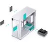 PC-Gehäuse Jonsbo D41 MESH Midi Tower Weiß