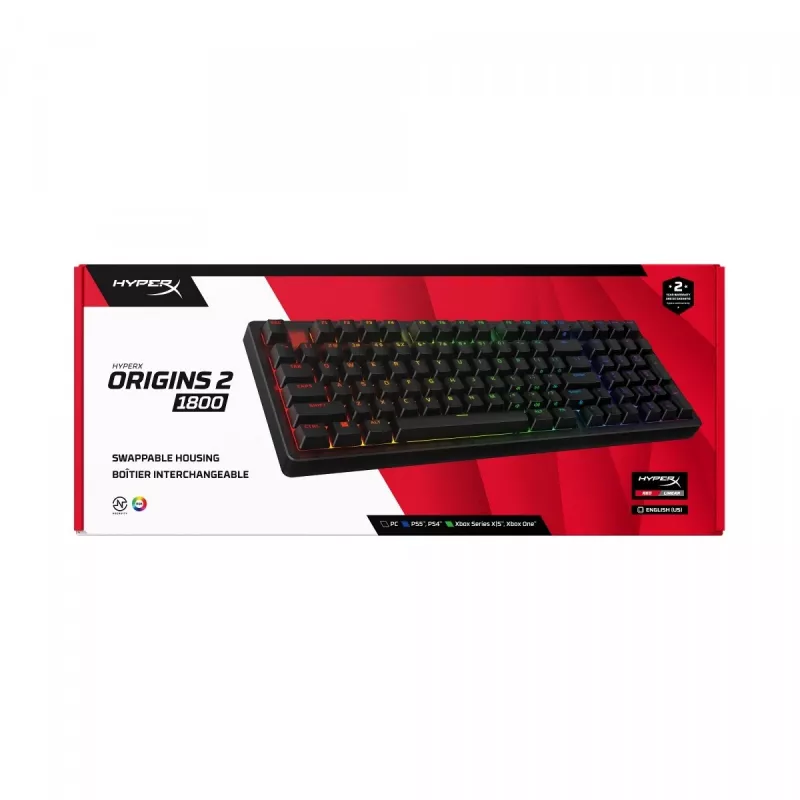 HyperX Origins 2 1800 Tastatur Schwarz