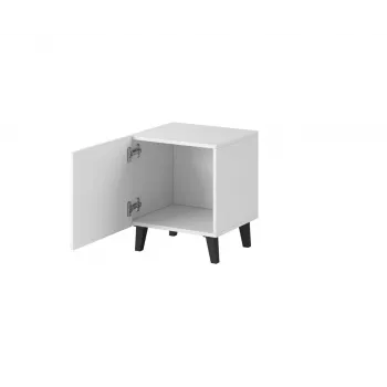 Nachttisch cama meble PAFOS 2 Stück, 45x40x51 cm, weiß matt, MDF/Spanplatte, 16 mm Rahmenstärke