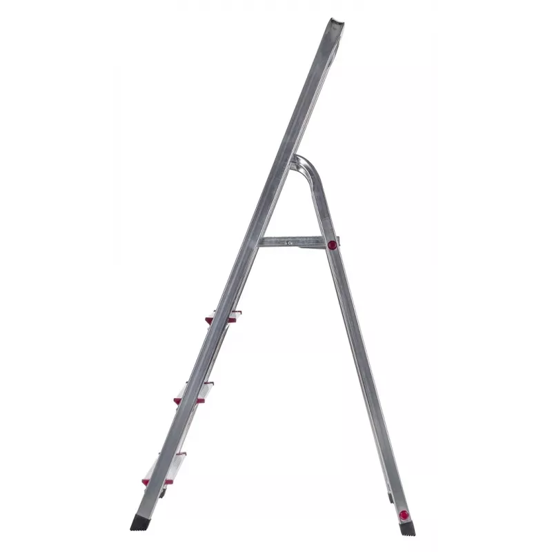 CORDA Haushalts-Aluminiumleiter 4 Stufen 000705 KRAUSE
