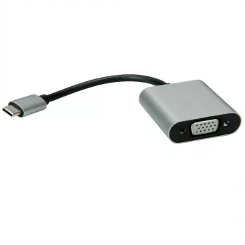 VALUE - Externer Videoadapter - USB-C 3.1 - VGA - Schwarz