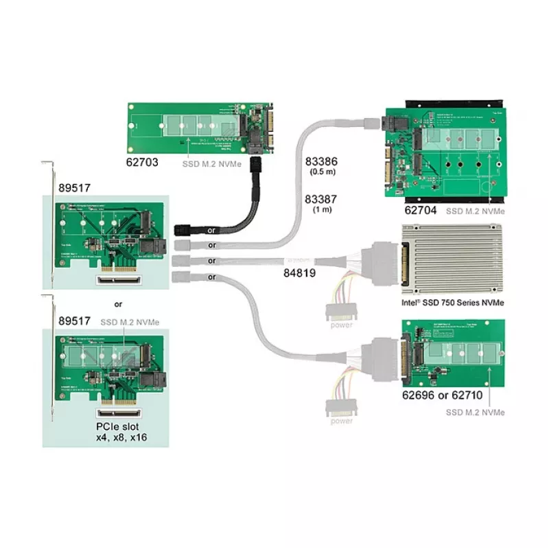 Interner M.2-Adapter DeLOCK 89517