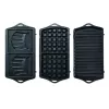 Sandwichmaker Tefal Break Time SW6148 — 2 Sandwiches, herausnehmbare Antihaft-Platten, Kabelaufbewahrung, schwarz/grau