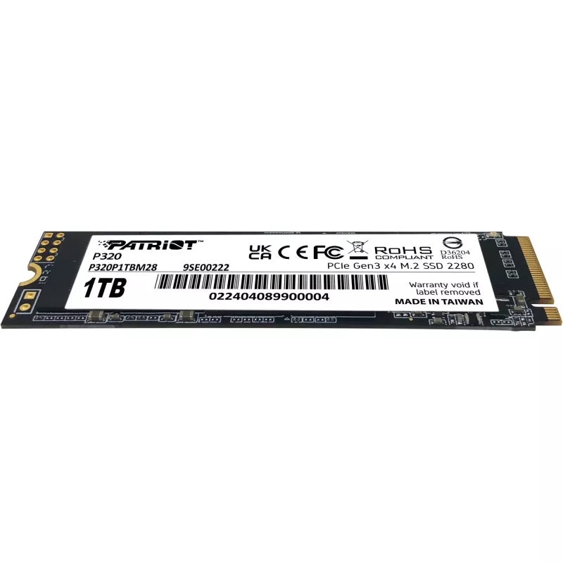 SSD-Laufwerk Patriot P320 1 TB M.2 2280 PCIe 3.0 x4 NVMe