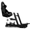 Next Level Racing GTElite Aluminium Simulator Cockpit - Wheel Plate Edition + O-Rouge C1-XL Cold Fusion Simracing Seat
