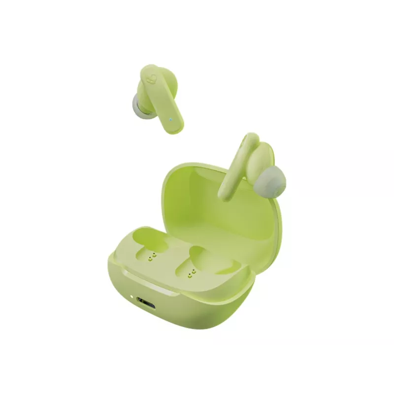 In-Ear True-Wireless-Headset Skullcandy Smokin’ Buds – Grün, intraaural, 20–20000 Hz, 0,0406 kg