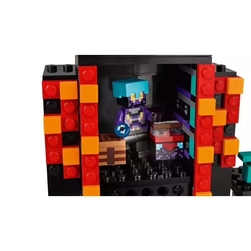 Konstruktionsspielzeug LEGO Minecraft Set 21279 Der Enderman-Turm, 867 Teile, 2 Minifiguren, 450 mm Höhe