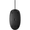 HP 125 Kabelmaus, beidhändig, optisch, USB Type-A, Schwarz