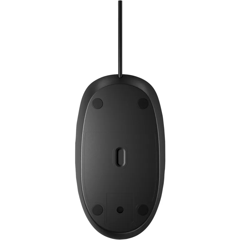 HP 125 Kabelmaus, beidhändig, optisch, USB Type-A, Schwarz