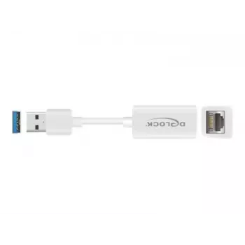 Laptop-Dock DeLOCK 65905 USB Typ-A Weiß