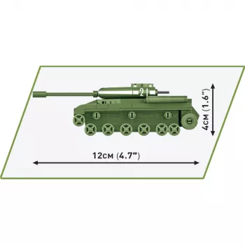 Bauset Cobi IS-2 Modell, Panzer aus dem 2. Weltkrieg, 130 Teile, empfohlenes Alter 6+