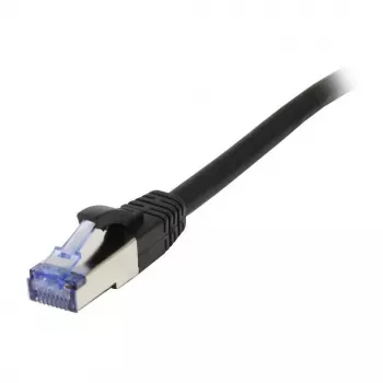 Kabel Patch-RJ45 S-STP(S/FTP) 500MHz 15,0m CAT6A schwarz Synergy21, komponentengetestet, AWG26