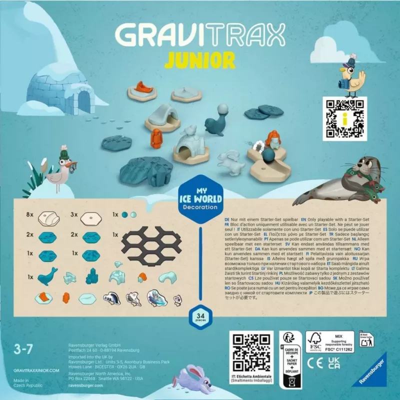 Brettspiel Ravensburger GraviTrax Junior 3 Jahre und älter