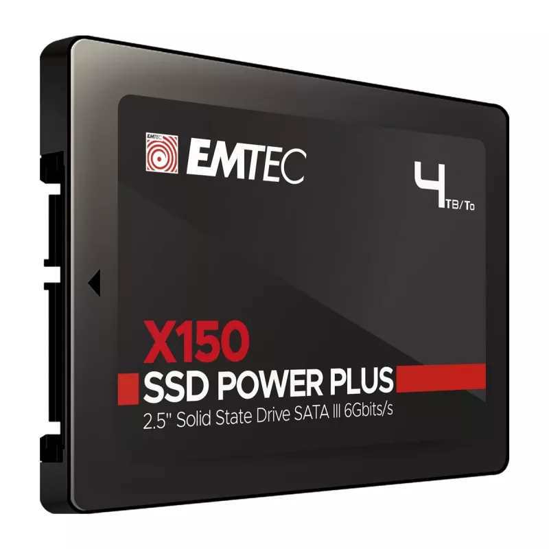 SSD-Festplatte Emtec X150 4 TB 2,5 Zoll SATA III 3D NAND Modell ECSSD4TX150