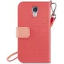 Linksys Belkin Sartorial Wristlet - Schutzhülle für Mobiltelefon - Sorbet - für Samsung GALAXY S4 (F8M561BTC01)
