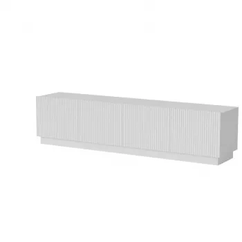 TV-Schrank cama meble LIVERTI 2000x420x480 mm, weiß, Spanplatten-Oberplatte
