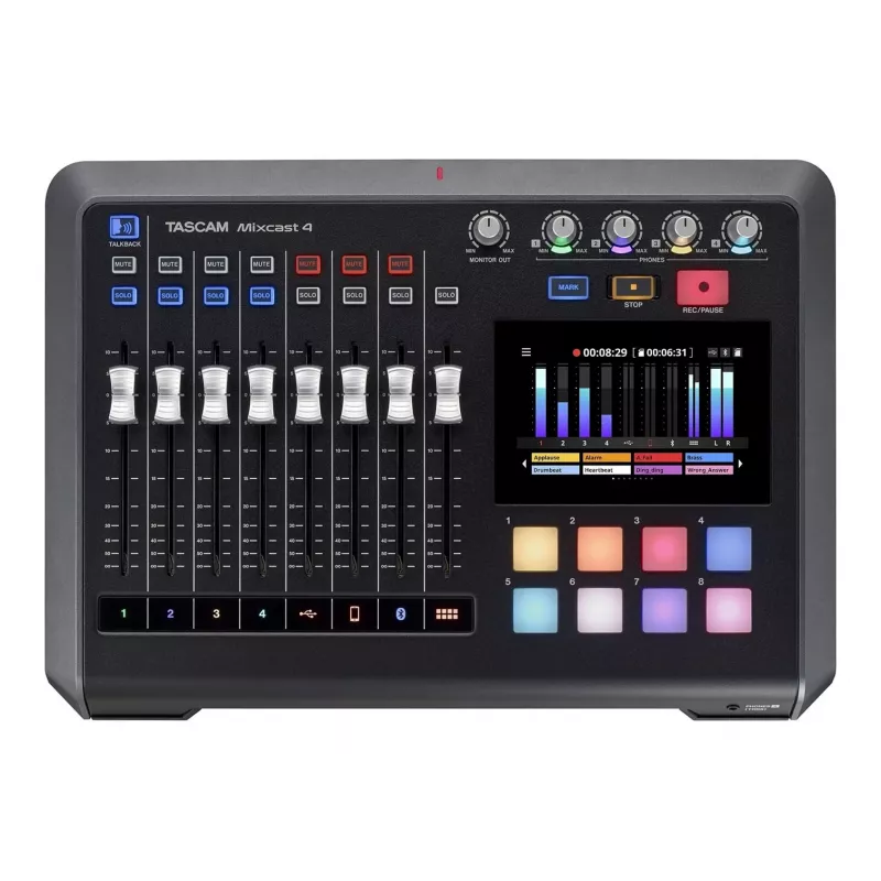 Tascam Mixcast 4 – Mixer für Podcast-Aufnahmen