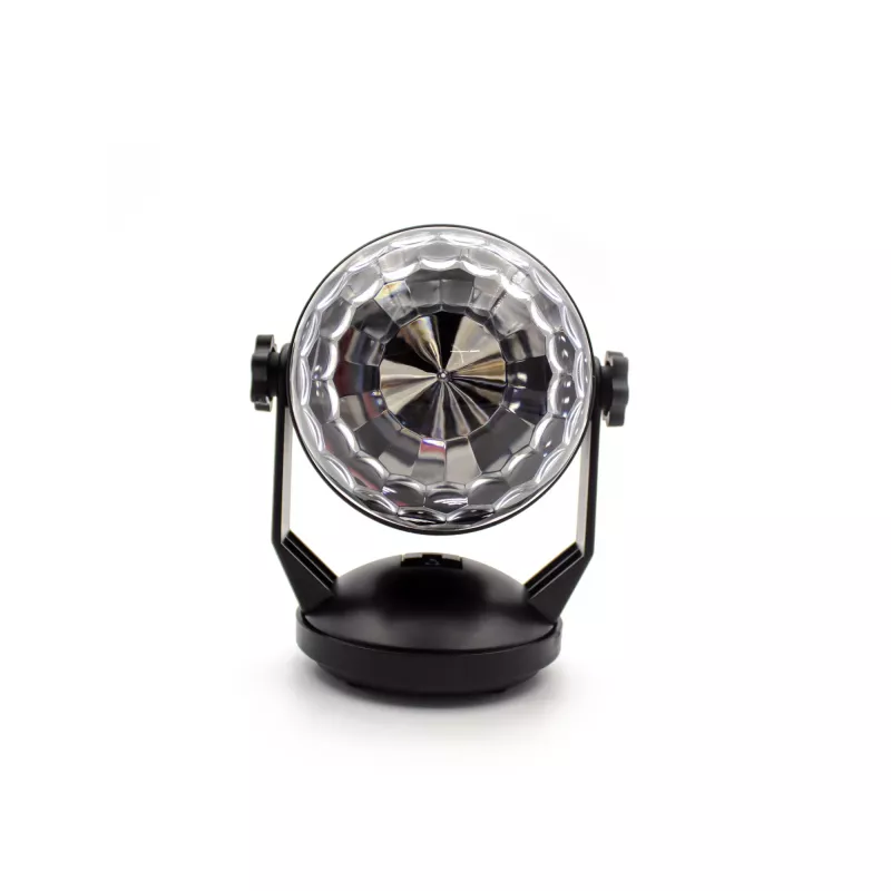 LED-Discokugel DENVER LDB-319 – kompaktes LED-Partylight, Modell 117220200040