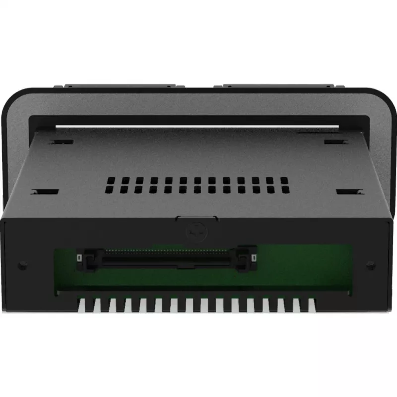 ICY DOCK - ToughArmor - EX MB601V4KW-B - 1-Bay 2.5 U.2/U.3 NVMe SSD Wechselrahmen-Gehäuse in robuster Ausführung mit wasserabweisender Frontblende