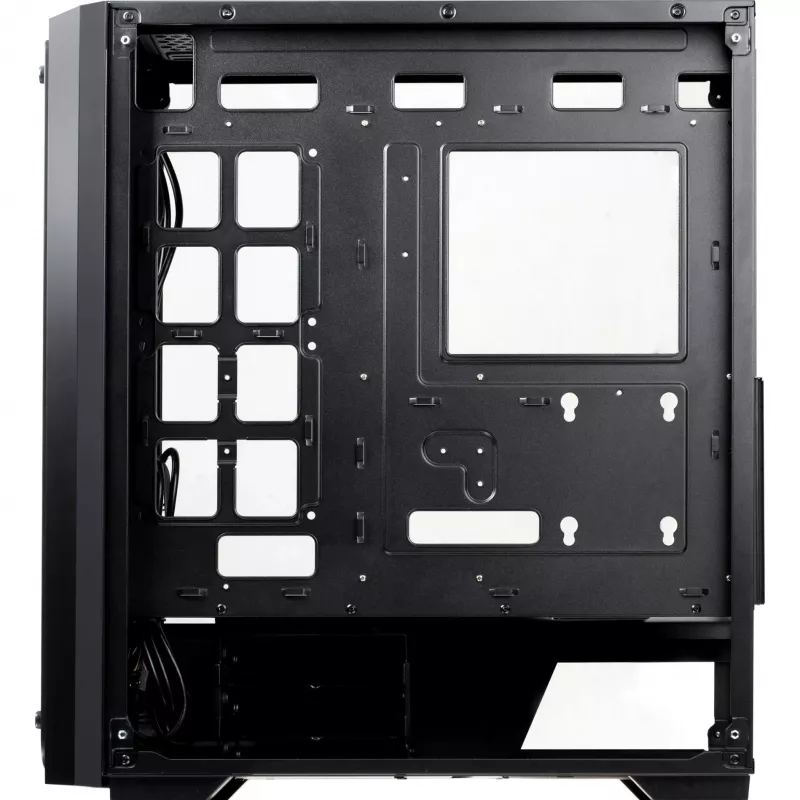RAIJINTEK PONOS TG4 - Desktop - PC - SPCC - Schwarz - ATX - EATX - EEB - micro ATX - Mini-ATX - Gaming