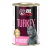 Nassfutter für Katzen john dog JD for CATS ADULT TURKEY MOUSSE 400 g — Nassfutter, Truthahn, ausgewachsene Katzen, 400 g
